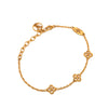 Louis Vuitton Gold Plated Monogram Flower Bracelet Secondhand