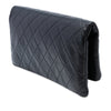 Chanel Quilted Lambskin CC Beauty Foldover Clutch Secondhand