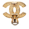 Chanel CC Gold Plated Strass Clip On Earrings Secondhand