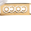 Chanel CC Gold Plated Coco Rhinestones Double Chain Necklace Secondhand