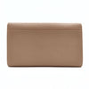 Tiffany & Co. wallet with shoulder strap in beige leather