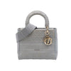 Dior Medium Embroidered Canvas Cannage Lady D Lite Secondhand