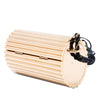 Saint Laurent Ribbed Acrylic and Lambskin Fringe Monogram Opium Box Bag Secondhand