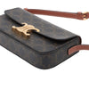 Celine Triomphe Coated Canvas Claude Shoulder Bag Secondhand