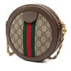 Gucci Mini GG Supreme Web Ophidia Round Crossbody Secondhand