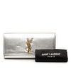Saint Laurent Metallic Calfskin Cassandre Clutch Secondhand