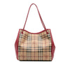 Burberry Small Haymarket Check Coated Canvas Canterbury Tote Secondhand