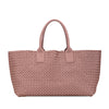 Secondhand Bottega Veneta Medium Lambskin Intreccio Cabat Tote