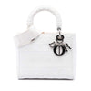 Dior Medium Embroidered Canvas Cannage Lady D Lite Secondhand