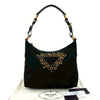 Prada Nylon Vela Grommet Shoulder Bag Secondhand