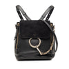 Chloé Medium Calfskin and Suede Faye Backpack Secondhand