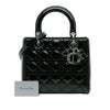Dior Medium Patent Cannage Lady Dior Secondhand