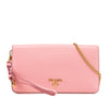 Prada Saffiano Lux Wallet on Chain Secondhand
