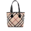 Burberry Supernova Check Coated Canvas Tote Secondhand