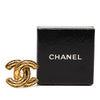 Chanel CC Gold Plated Quilted Brooch Secondhand
