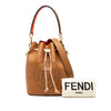 Fendi Small Perforated Leather Mon Tresor Bucket Bag Secondhand