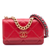 Chanel Quilted Goatskin 19 Wallet on Chain Secondhand