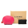 LOEWE Nappa Anagram Cosmetic Pouch Secondhand
