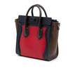 Celine Nano Tricolor Leather Luggage Tote Secondhand