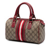 Gucci Small GG Supreme Web Joy Boston Bag Secondhand