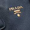 Prada Vitello Daino Side Zip Open Convertible Tote Secondhand