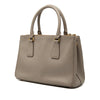 Prada Mini Saffiano Lux Galleria Double Zip Satchel Secondhand