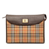 Burberry Haymarket Check Canvas Clutch Secondhand