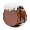 Chloé Mini Shearling and Calfskin Marcie Saddle Crossbody Secondhand