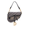 Dior Oblique Embroidered Canvas Saddle Bag Secondhand