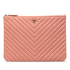 Chanel Medium CC Chevron Caviar O Case Clutch Secondhand
