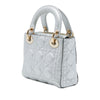 Dior Mini Metallic Calfskin Cannage Supple Lady Dior Secondhand