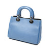 Dior Mini Metallic Pebbled Calfskin Diorissimo Satchel Secondhand