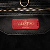 Valentino Leather Demilune Whipstitch Satchel Secondhand