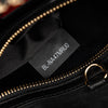Valentino Leather Demilune Whipstitch Satchel Secondhand