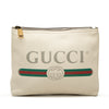 Gucci Leather Gucci Logo Clutch Secondhand