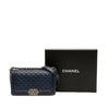 Chanel Old Medium Quilted Lambskin Boy Flap Secondhand