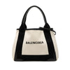 Balenciaga Canvas Navy Cabas Satchel XS Secondhand