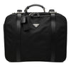 Prada Saffiano Trimmed Tessuto Suitcase Bag Secondhand
