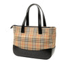 Burberry Haymarket Check Canvas Handbag Secondhand