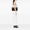 Fendi Large Zucca Canvas Glitter Mia Flap Shoulder Bag Secondhand