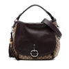 Gucci Large GG Canvas Techno Horsebit Satchel Secondhand