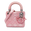 Dior Micro Metallic Iridescent Lambskin Cannage Lady Dior Secondhand
