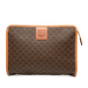 Celine Macadam Coated Canvas Clutch Secondhand