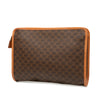 Celine Macadam Coated Canvas Clutch Secondhand