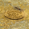 Chanel CC Gold Plated Medallion Brooch Secondhand
