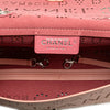 Chanel Perforated Calfskin Logo Eyelet Flap Bag Secondhand
