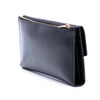 Saint Laurent Smooth Shiny Calfskin Monogram Uptown Clutch Secondhand