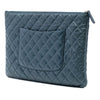 Chanel Large Quilted Caviar O Case Clutch Secondhand