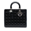 Dior Large Patent Cannage Lady Dior Secondhand