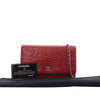 Chanel CC Embossed Lambskin Camellia Wallet On Chain Secondhand